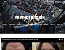 Tablet Screenshot of anamorphosisart.com